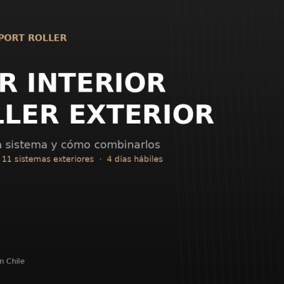 Roller Interior vs Roller Exterior - Guía técnica de Import Roller
